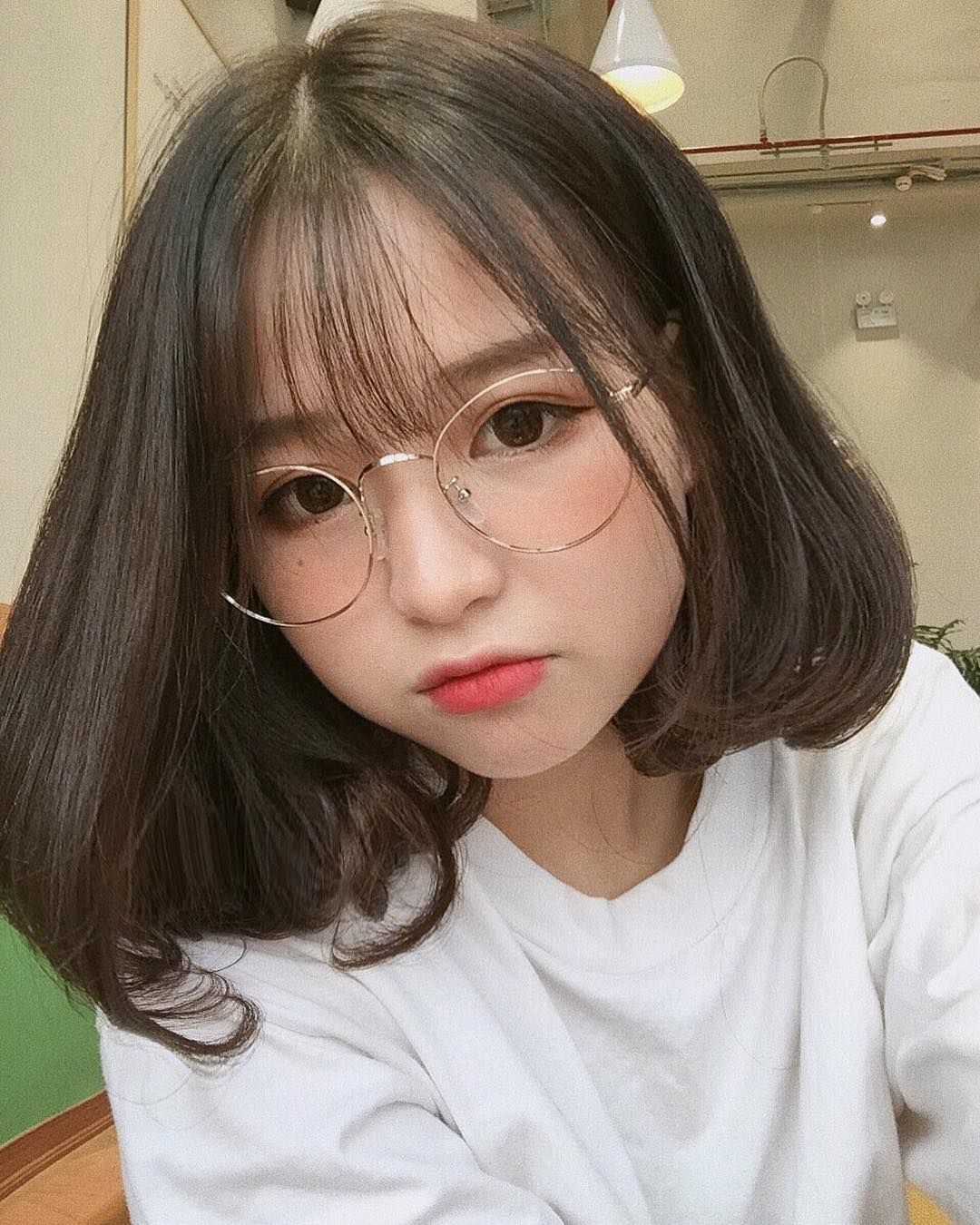 Những kiểu tóc đẹp cho cô nàng đeo kính  Làm đẹp  Việt Giải Trí